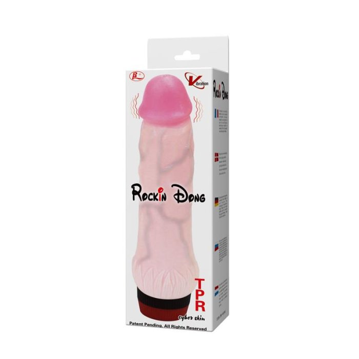 Vibrator Natural Cyber Skin Rockin - detaliu finisaj
