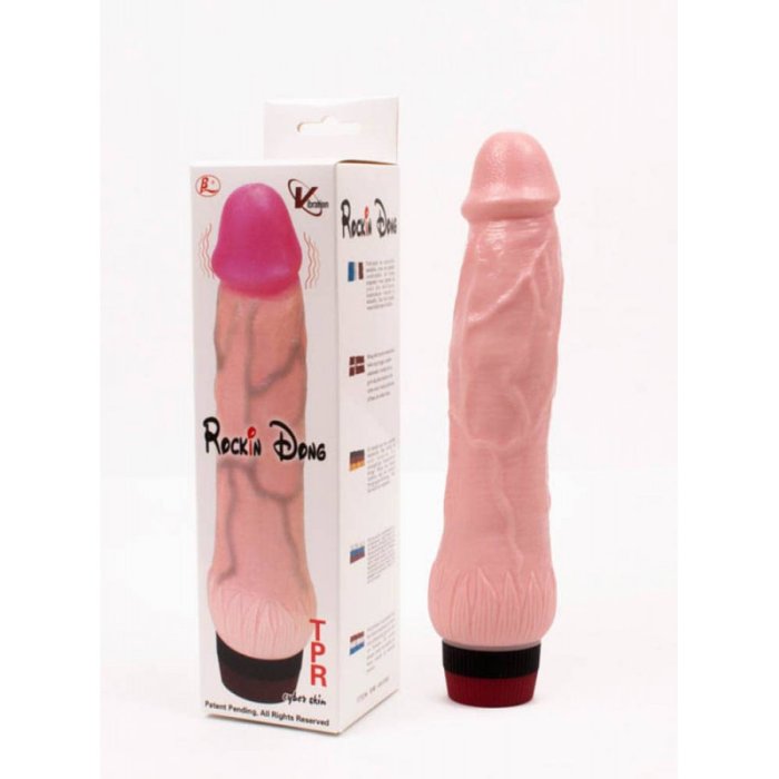 Vibrator Natural Cyber Skin Rockin - vedere frontala