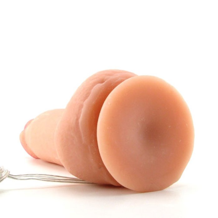 Vibrator Max Vibrating Cock & Balls Skin - detaliu finisaj