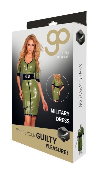 Rochie Military Datex Guilty Pleasure - Verde - accesorii incluse