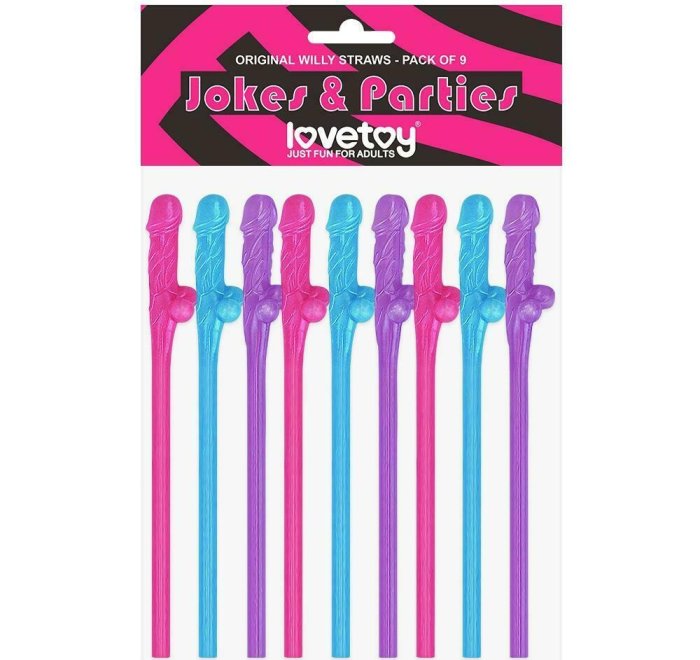 Set Paie de Baut Lovetoy "Willy Straws" 9 Bucati