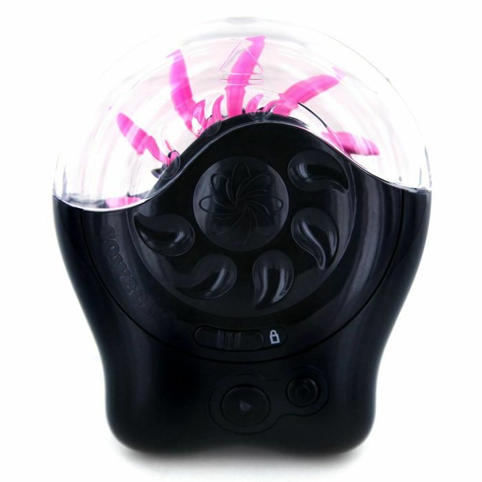Oral Sex Simulator HAOOY »Sqweel 2« 12 cm - Roz - vedere laterala