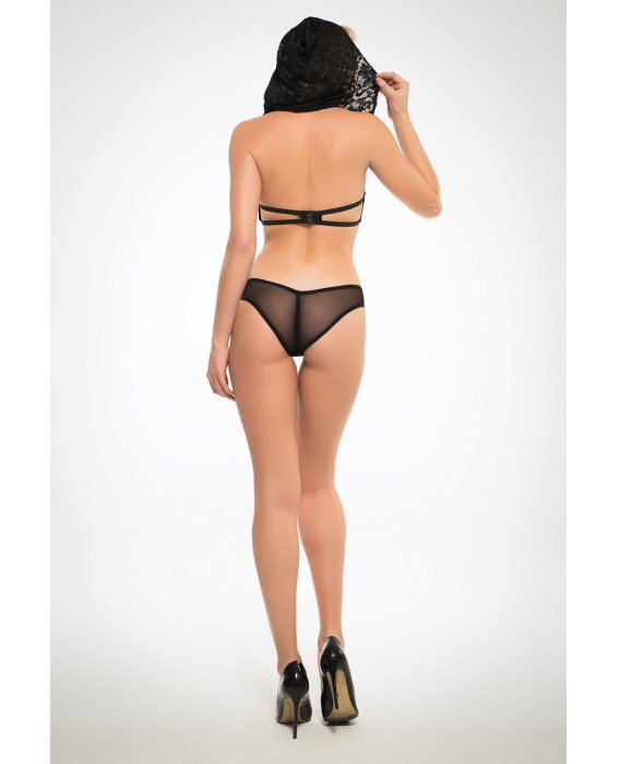 Set Chiloti si Sutien Allure Lingerie - Negru