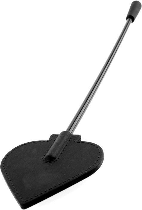 Cravasa Fetish Fantasy Silicone Spade Crop Black, 71cm - detaliu design