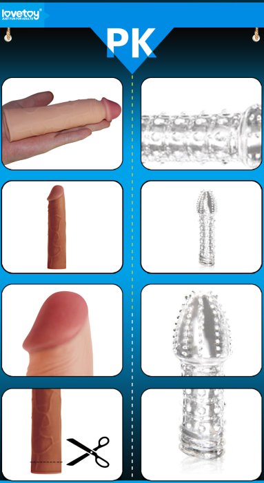 Prelungitor Penis Lovetoy »Pleasure X-Tender 1« 17 cm - Natural