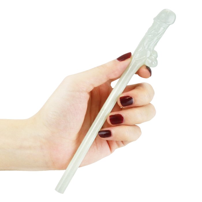 Set Paie de Baut Fosforescente Lovetoy "Willy Straws" 9 Bucati##