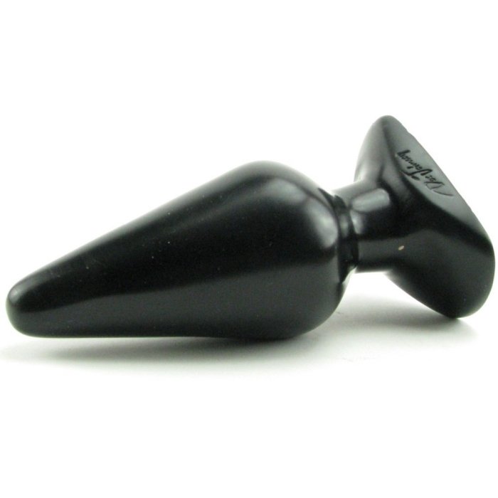 Butt Plug Smoth Negru XXL Doc Johnson - dimensiuni complete
