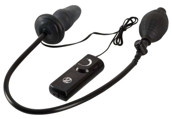 Pompa Anala cu Vibratii You2Toys »Fanny Hill« 12 cm - Negru - accesorii incluse