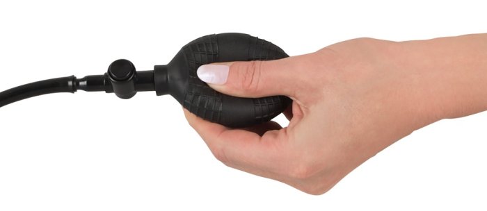 Pompa Anala cu Vibratii You2Toys »Fanny Hill« 12 cm - Negru - vedere laterala