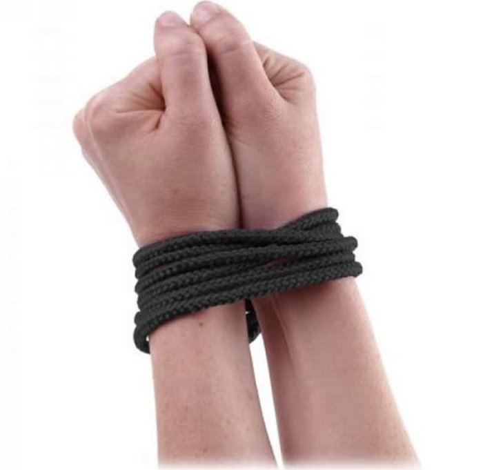 Sfoara Bondage Toyz4Lover "Shibari Fetish Art By" 5 Metri - Negru##