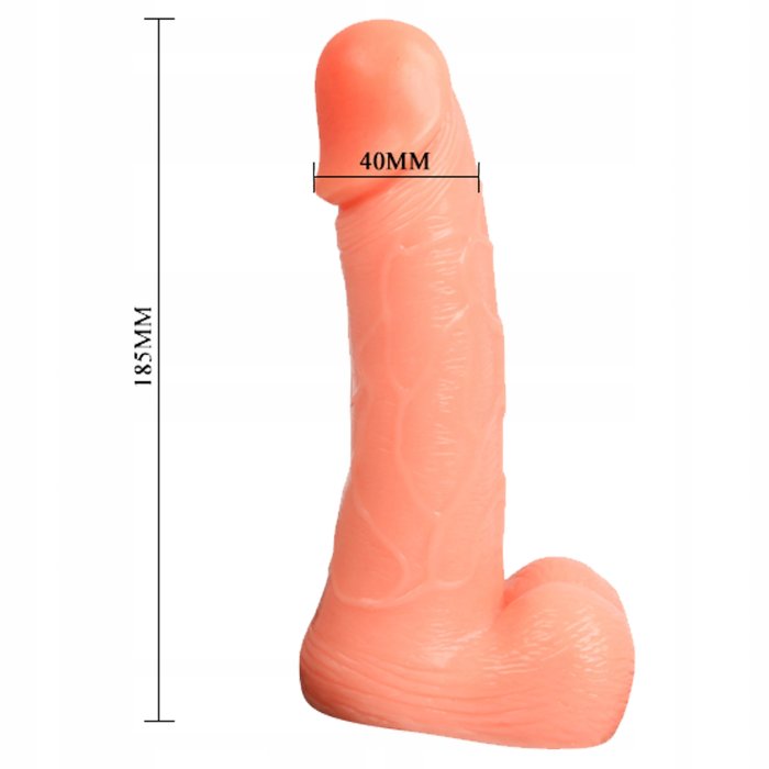 StrapOn Femei Baile »Ultra Harness« 18,5 cm - Natural - vedere laterala