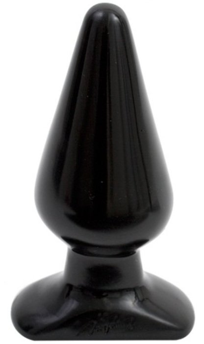 Butt Plug Smoth Negru XXL Doc Johnson - culoare si material