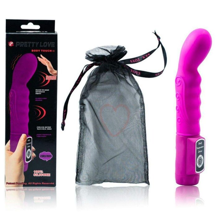 Vibrator Punctul G, Pretty Love, Body Touch 2, cu inductie, Roz - dimensiuni complete