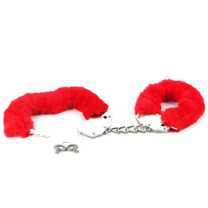 Catuse cu Plus LoveToy "Fetish Pleasure" Rosu - vedere laterala