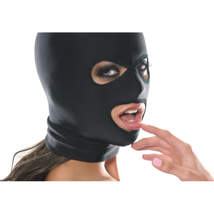 Masca Pipedream "Fetish Hood" - Negru##
