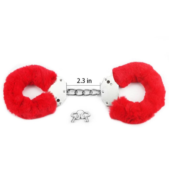 Catuse cu Plus LoveToy "Fetish Pleasure" Rosu - culoare si material