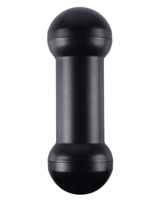 Masturbator Lovetoy "Master Double Stroker" 22 cm - Natural - dimensiuni complete