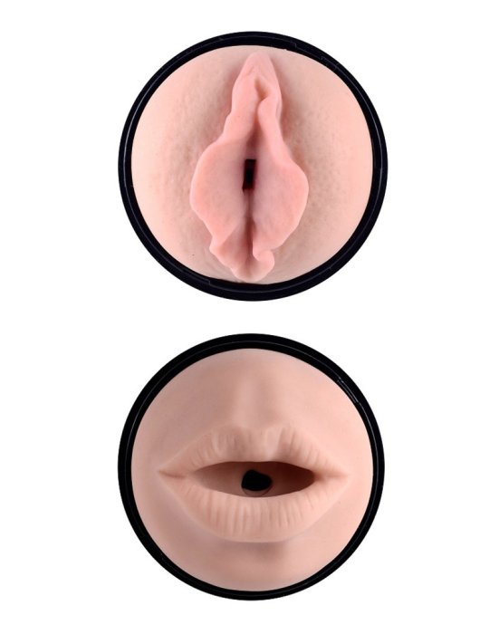 Masturbator Lovetoy "Master Double Stroker" 22 cm - Natural - detaliu design