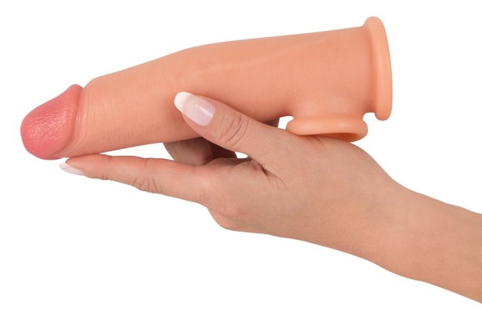 Prelungitor Penis Realistixxx »Extension« 19 cm - Natural - vedere laterala