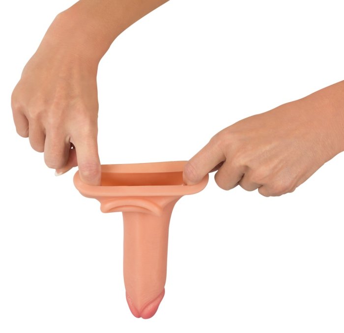 Prelungitor Penis Realistixxx »Extension« 19 cm - Natural - detaliu finisaj