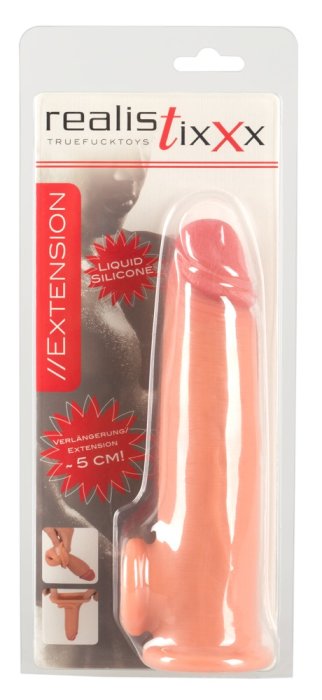Prelungitor Penis Realistixxx »Extension« 19 cm - Natural - detaliu ambalaj