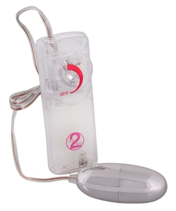Ou Vibrator You2Toys »Silver Star« 6 cm - Argintiu