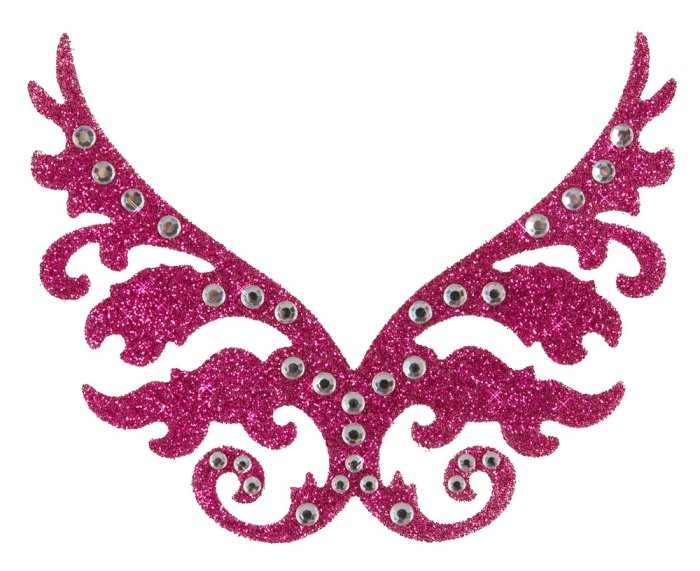 Tatuaj Intim Temporar cu Strassuri Cottelli Collection "Sticker Glitter Tattoo"Violet