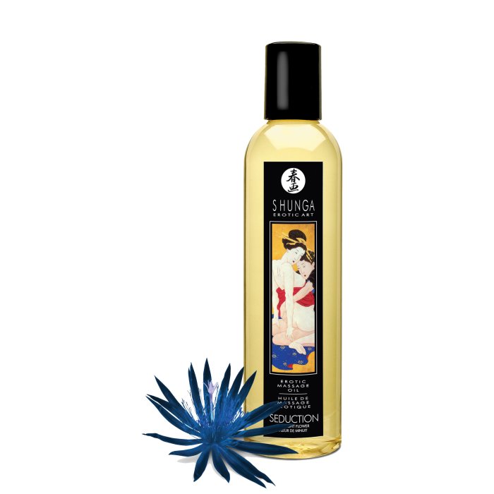 Ulei de Masaj Shunga, Midnight Flower, 250 ml - vedere frontala