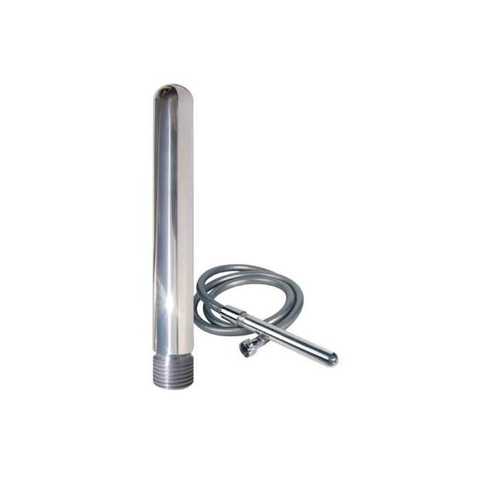 Irigator Joydivision "Aqua Stick" 15 cm - Argintiu - accesorii incluse