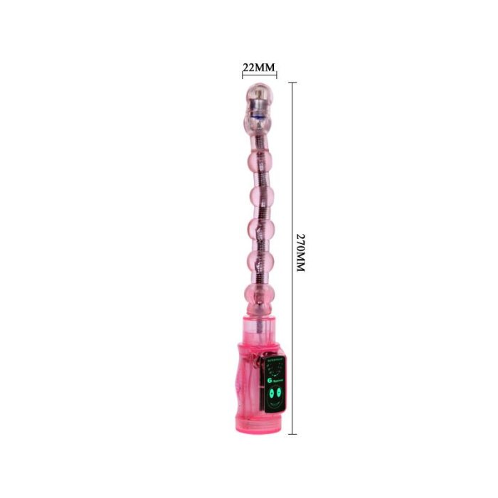 Vibrator anal HAOOY »Distortion« 27 cm - Roz