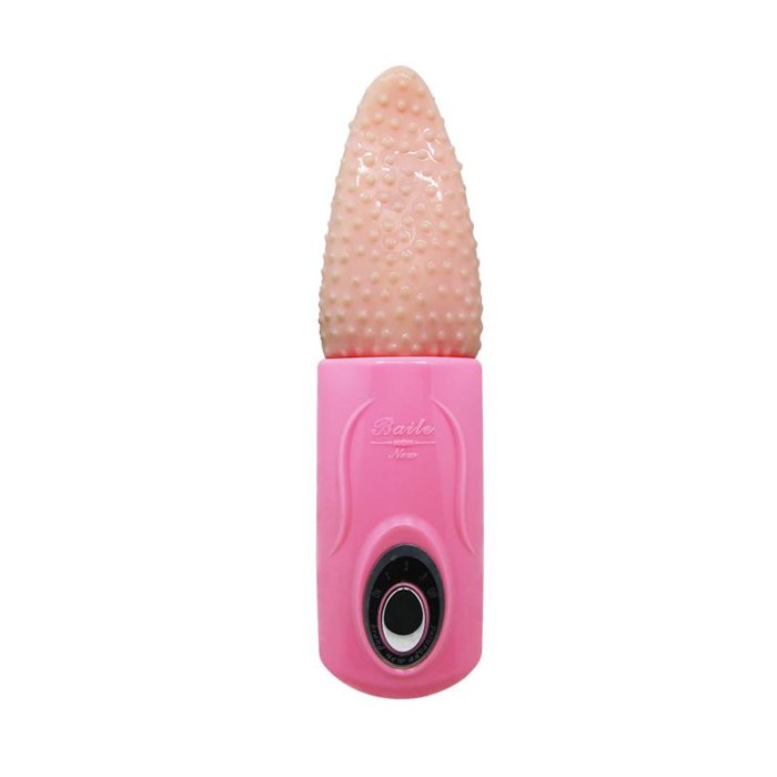 Vibrator Limba HAOOY »Tongue« 16,5 cm - Roz - detaliu design