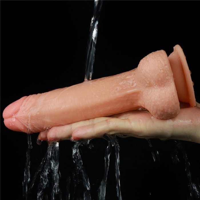 Dildo Realistic Lovetoy "Sliding Skin Dong 7" 18cm - Natural##