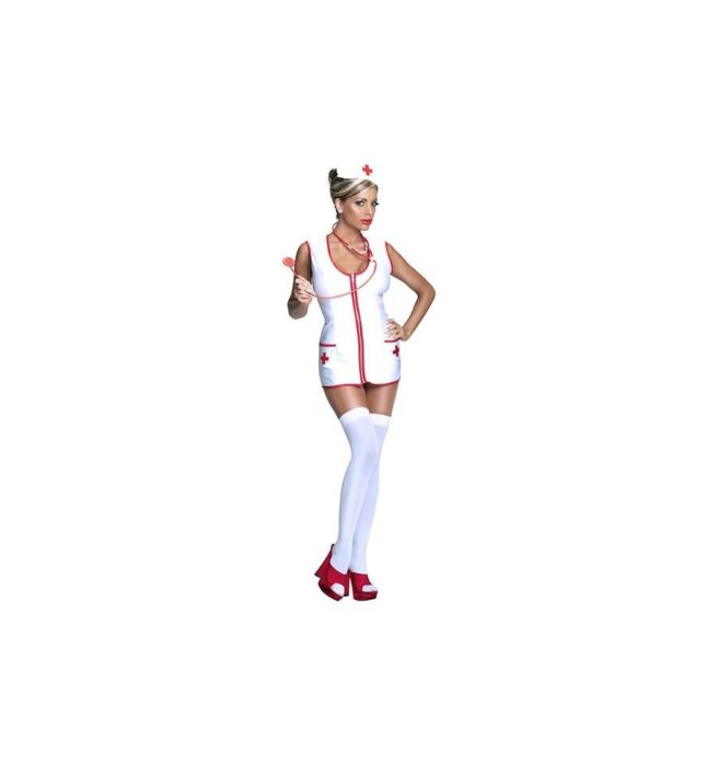 Costum Asistenta Medicala Nurse Betty - White, Exposed, Cheap Thrills, Alb, SM