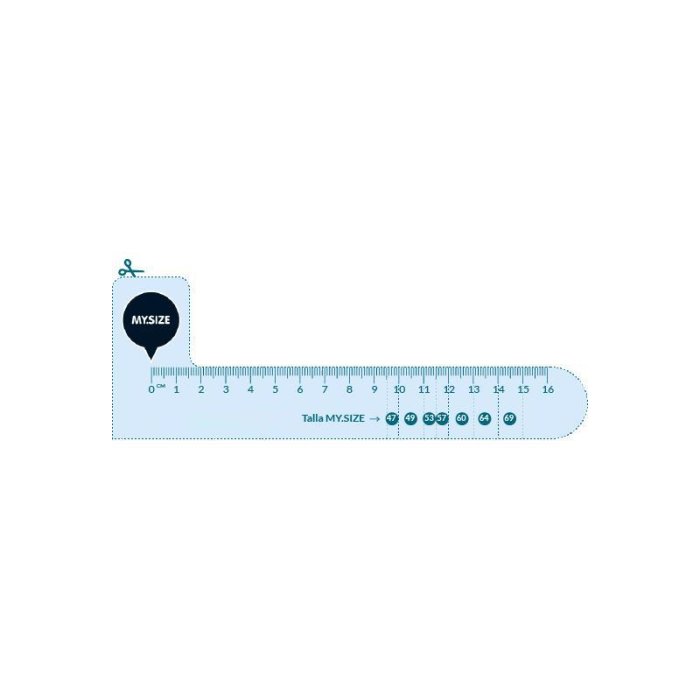 Prezervative My Size 64mm XXL, 3 bucati - dimensiuni complete