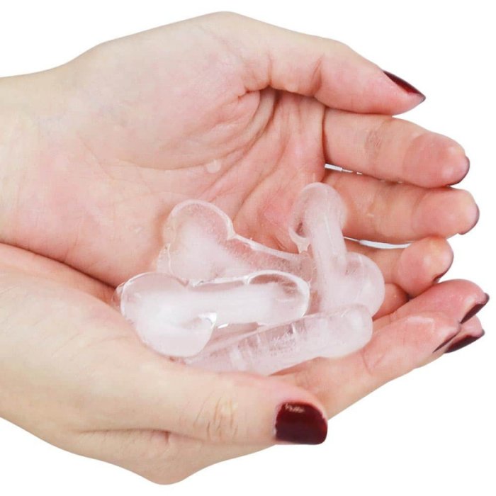 Forma pentru Gheata, Penis Ice Cube silicon, Lovetoy - vedere laterala