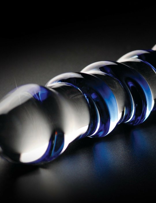 Icicles No 5 Pipedream - sticla hand-blown transparenta albastru calitate premium