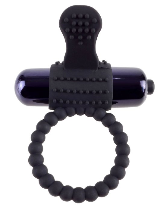 Inel cu Vibratii Pipedream "Fantasy C-Ringz" Negru - dimensiuni complete