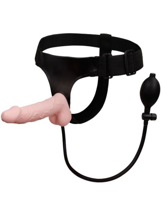 Strapon Femei cu Dildo Gonflabil - culoare si material