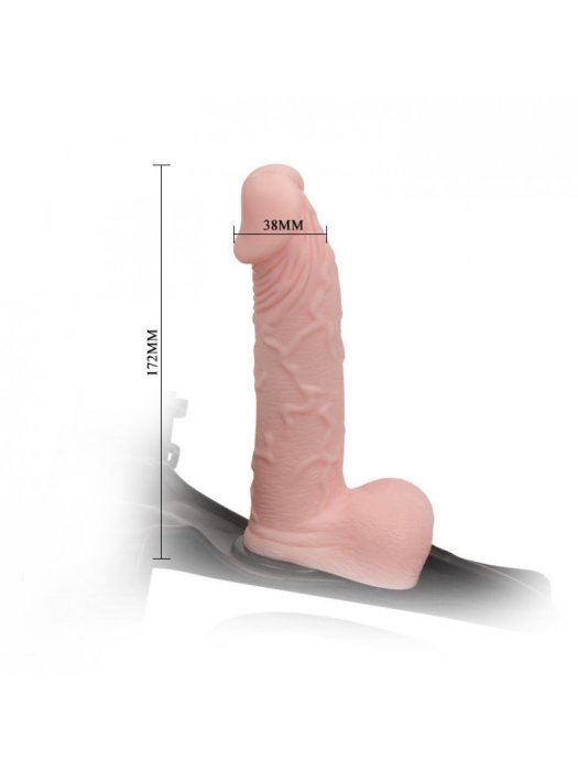 Strapon Femei cu Dildo Gonflabil - dimensiuni complete
