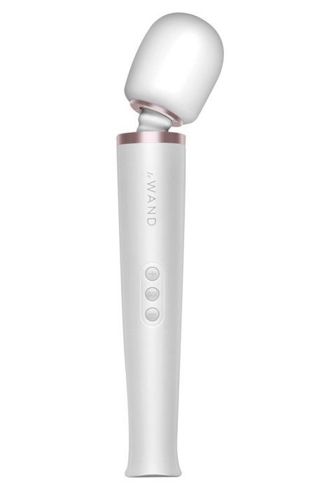 Aparat Masaj Erotic Le Wand Large, White Sidef - culoare si material