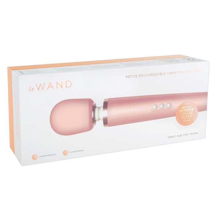 Aparat Masaj Erotic Le Wand Petite, Light Pink - vedere frontala