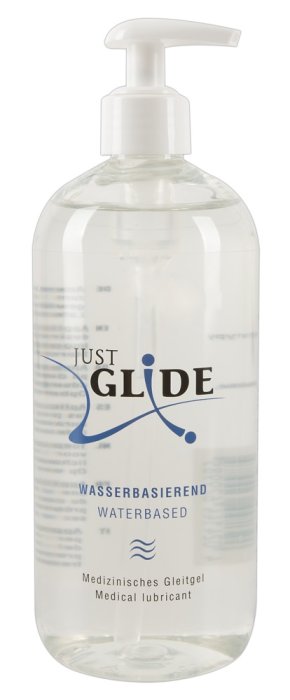 Lubrifiant Intim Just Glide 500 ml - vedere frontala