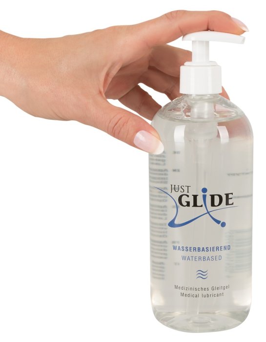 Lubrifiant Intim Just Glide 500 ml - dimensiuni complete