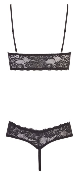 Set Lenjerie Intima din Dantela si Satin Cottelli Collection - dimensiuni complete