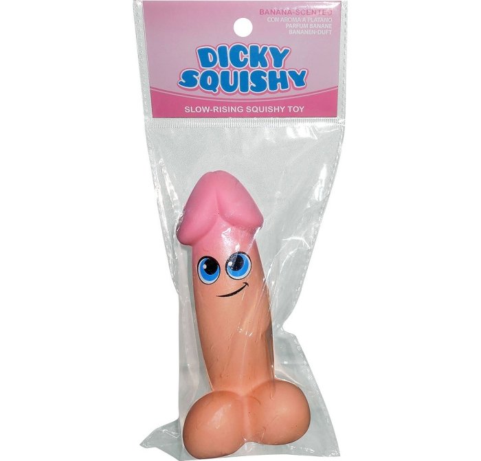 Jucarie Antistres Kheper Games "Dicky Squishy" 14 cm - Natural##