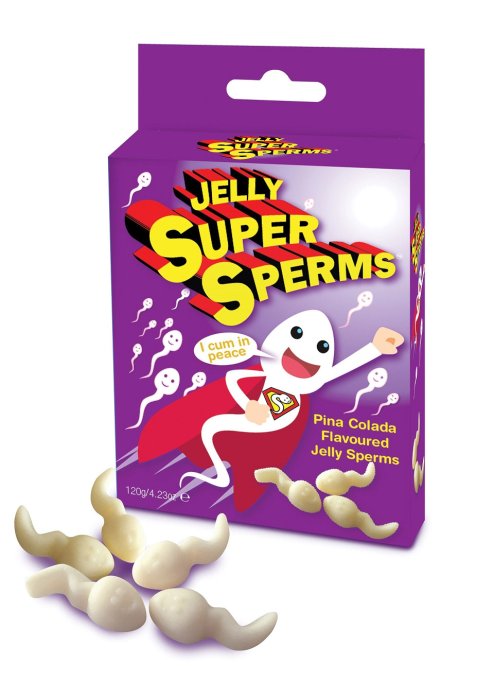 Spermatozoizi Comestibili, Jelly Super Sperms - vedere frontala
