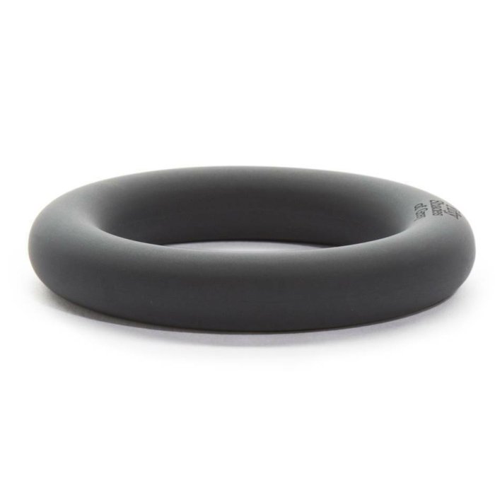 Inel Penis, Fifty Shades of Grey A Perfect O Silicone Love Ring - culoare si material