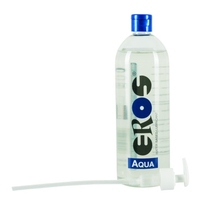 Lubrifiant Eros "Aqua" 1000 ml - culoare si material