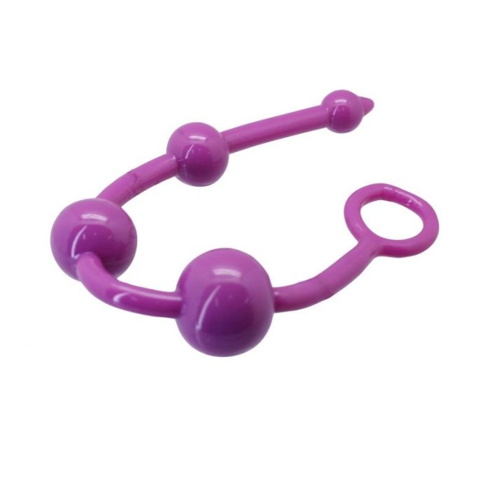 Mini Bile Anale Erotica Violet - culoare si material