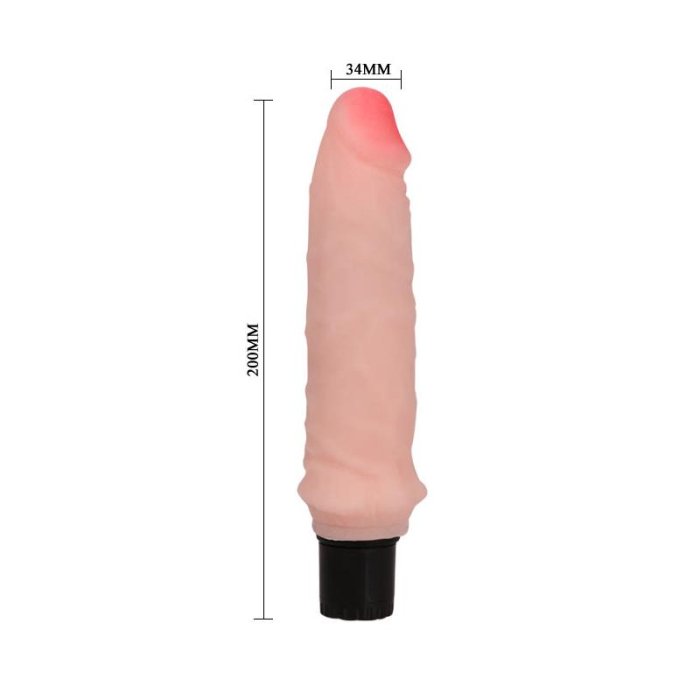 Vibrator Baile »Cock Satisfaction«  20 cm - Natural - detaliu design